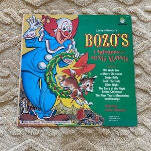 🍀Bozo's Christmas Sing Along Vinyl Record